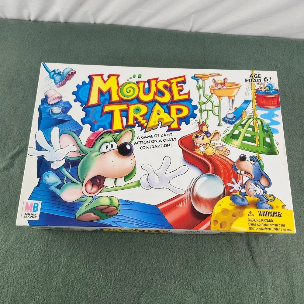 Milton Bradley Hasboro 2005 Mouse Trap Board Game #04657 Complete in Box